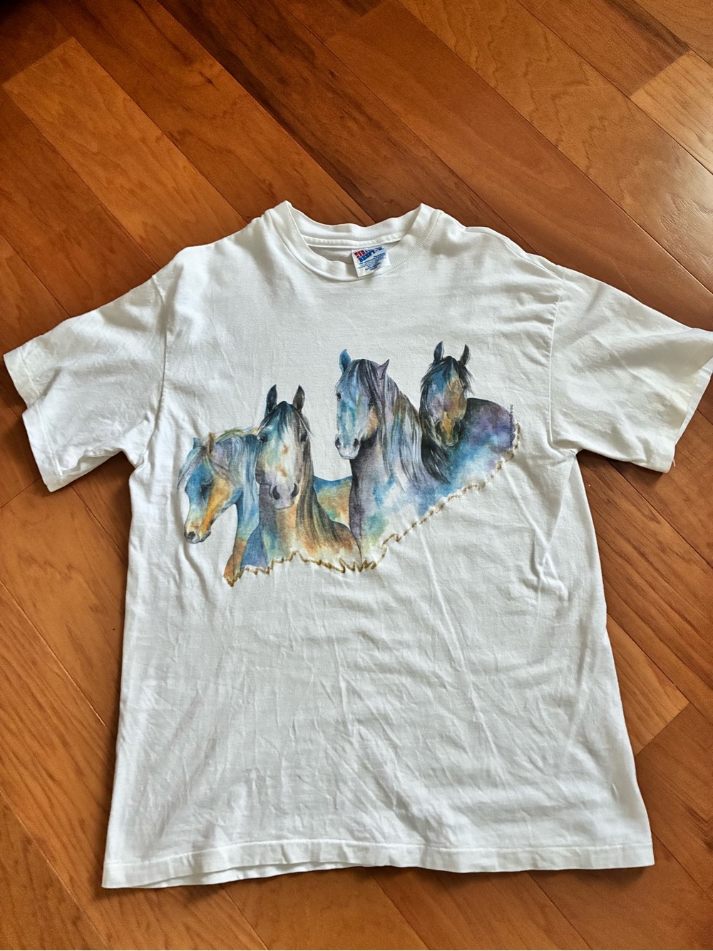 Vintage 1992 Horse Single Stitch T-Shirt
